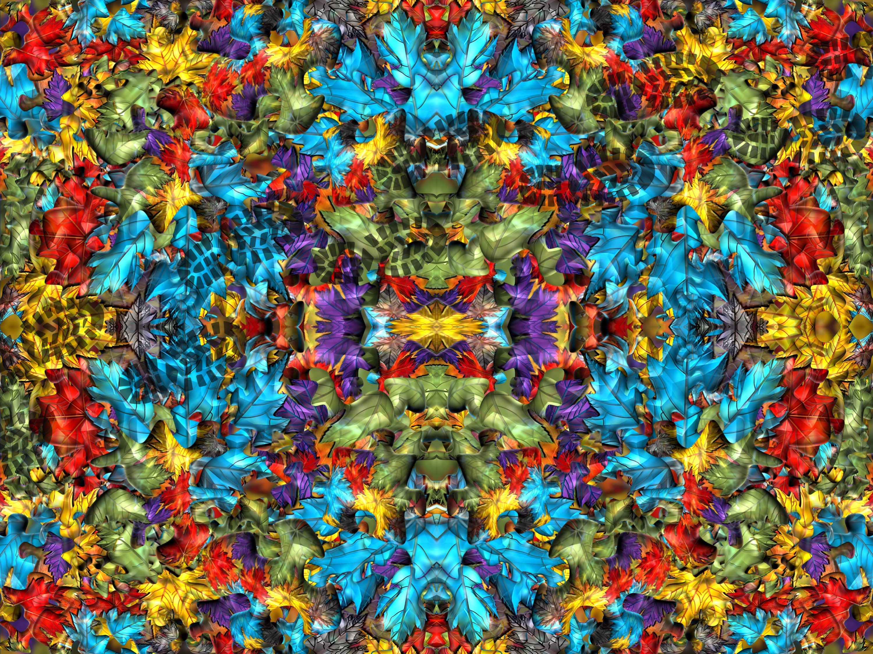 maybe traces on the carpet; (combined painting technique); (2026-07-28)