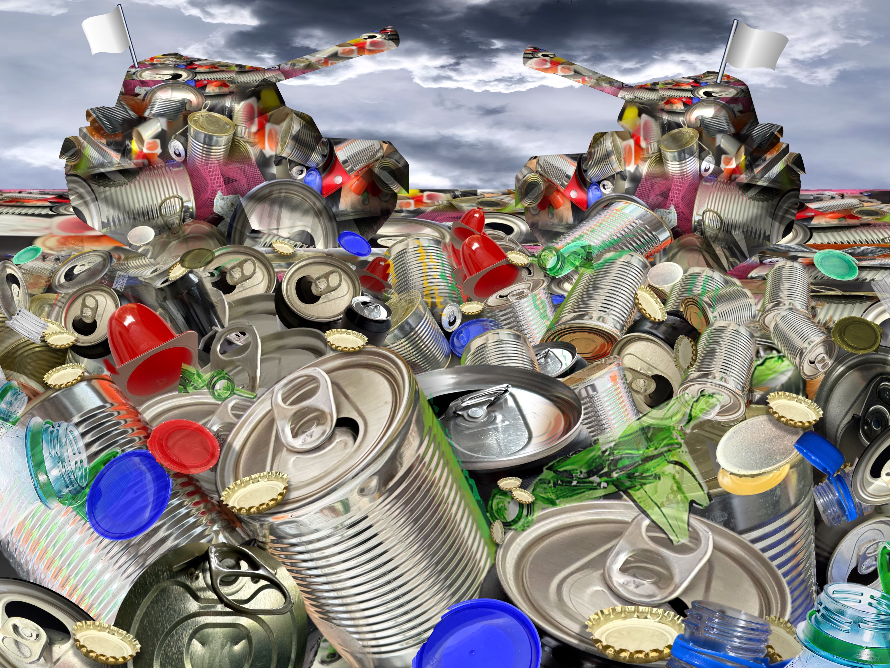 Waste Disposal - Recycling - Capitulation (combined painting technique, 2026-08-09)
