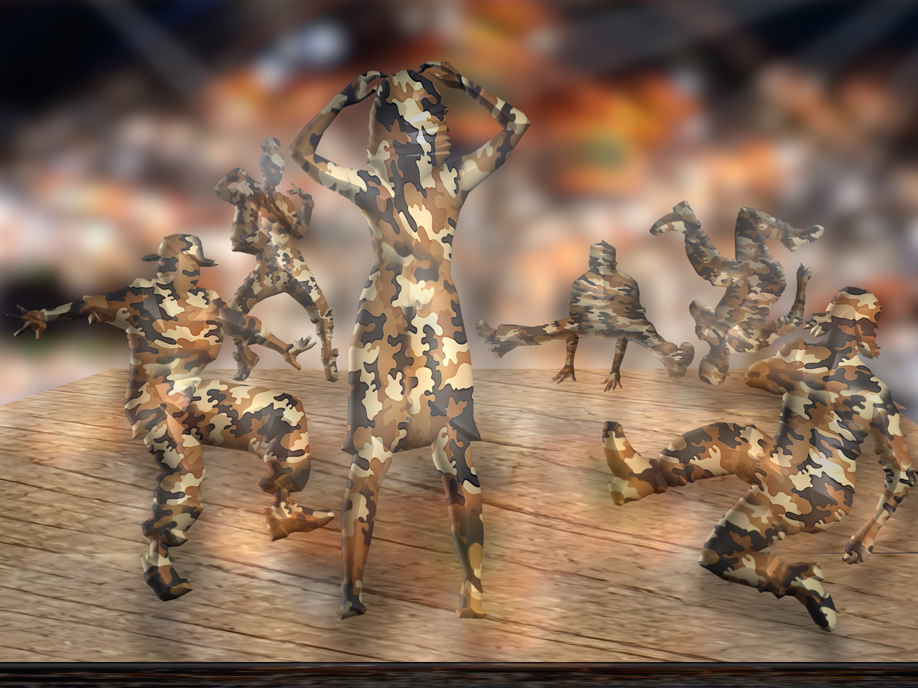 breakdance (Find each other and be together. (combined painting technique); (2026-08-18)
