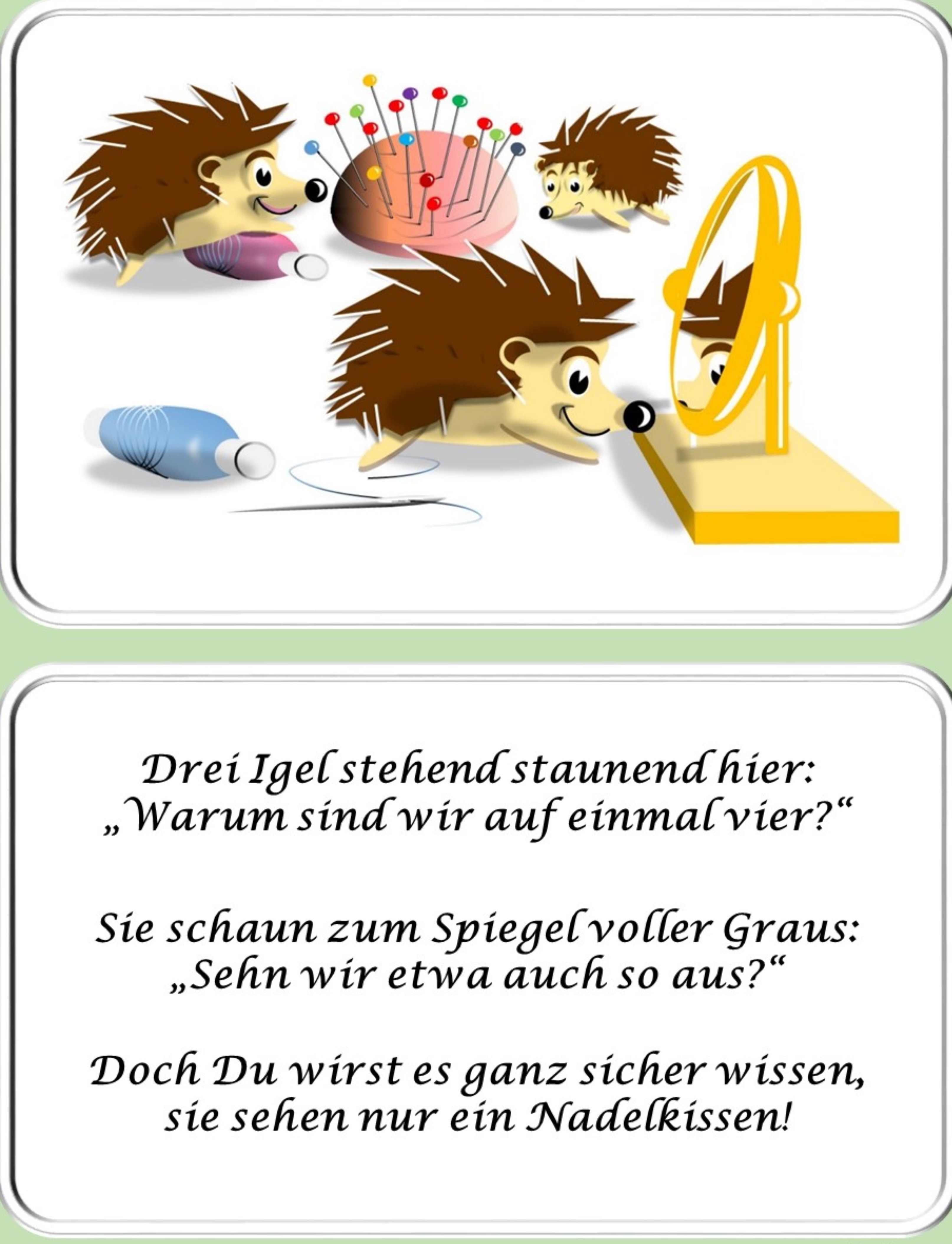 Hedgehogs (painted with PowerPoint; 2021-11)