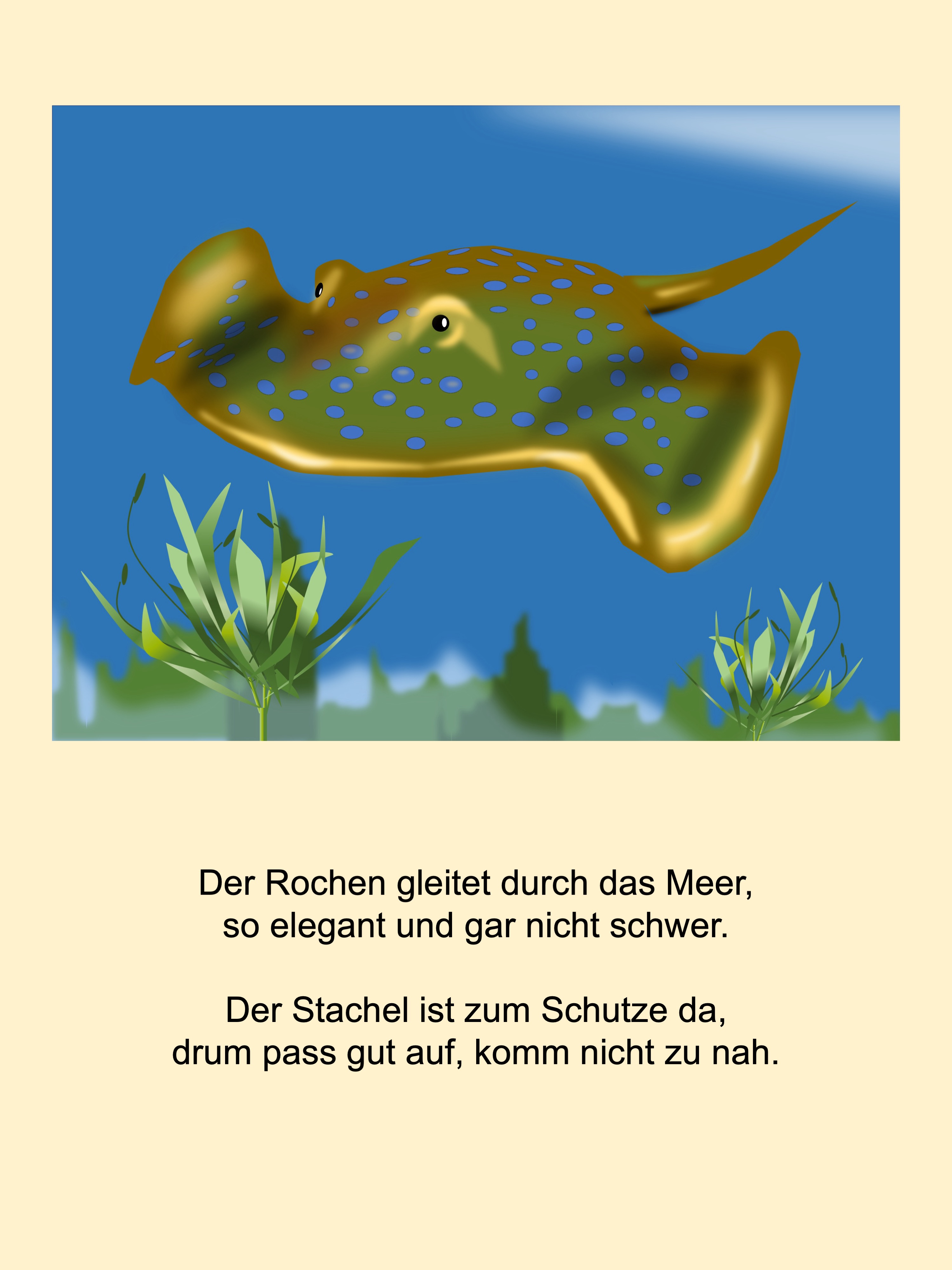 Stingray (painted with PowerPoint; 2022-04)