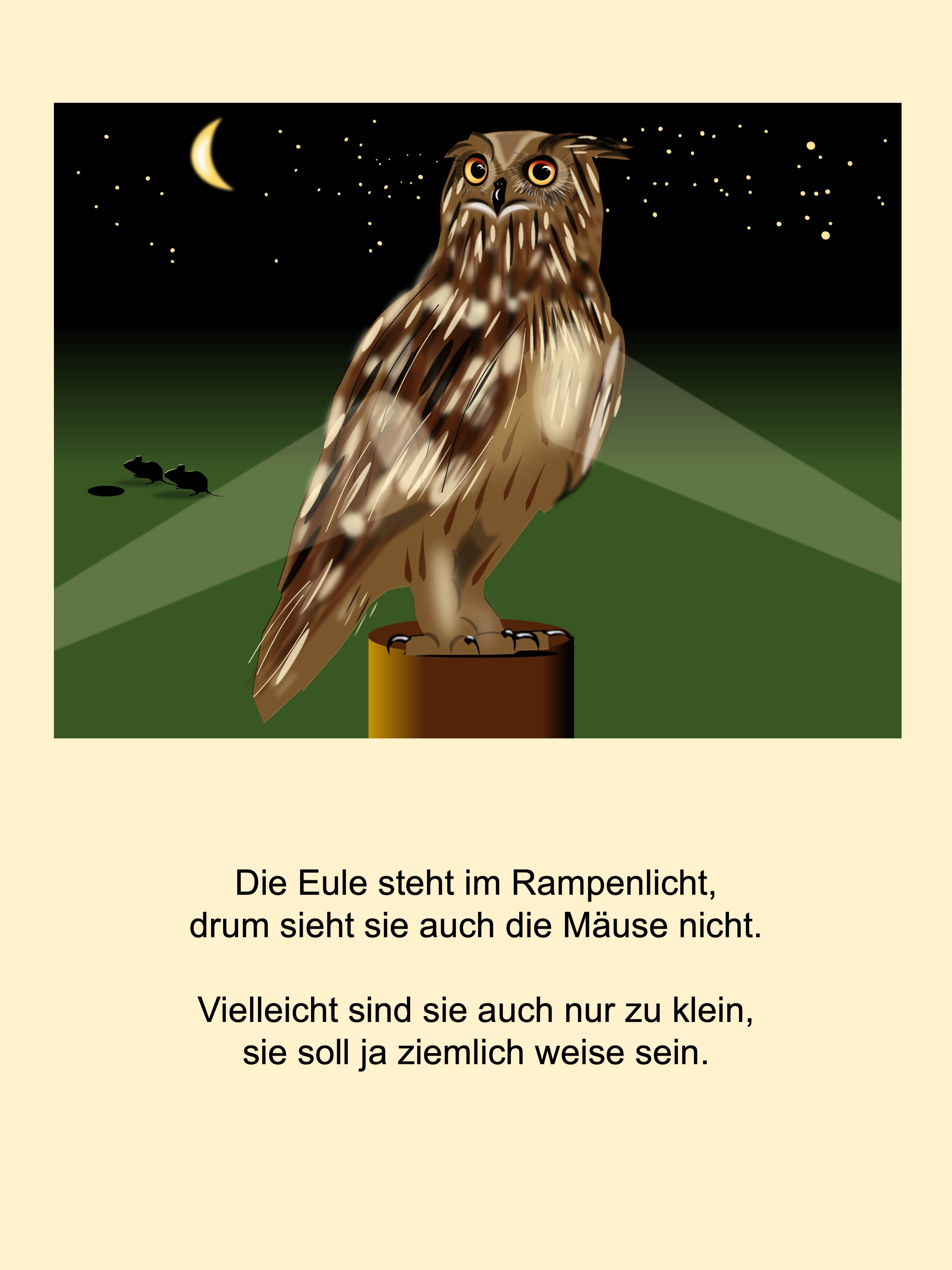 Owl (painted with PowerPoint, 2022-04-22)