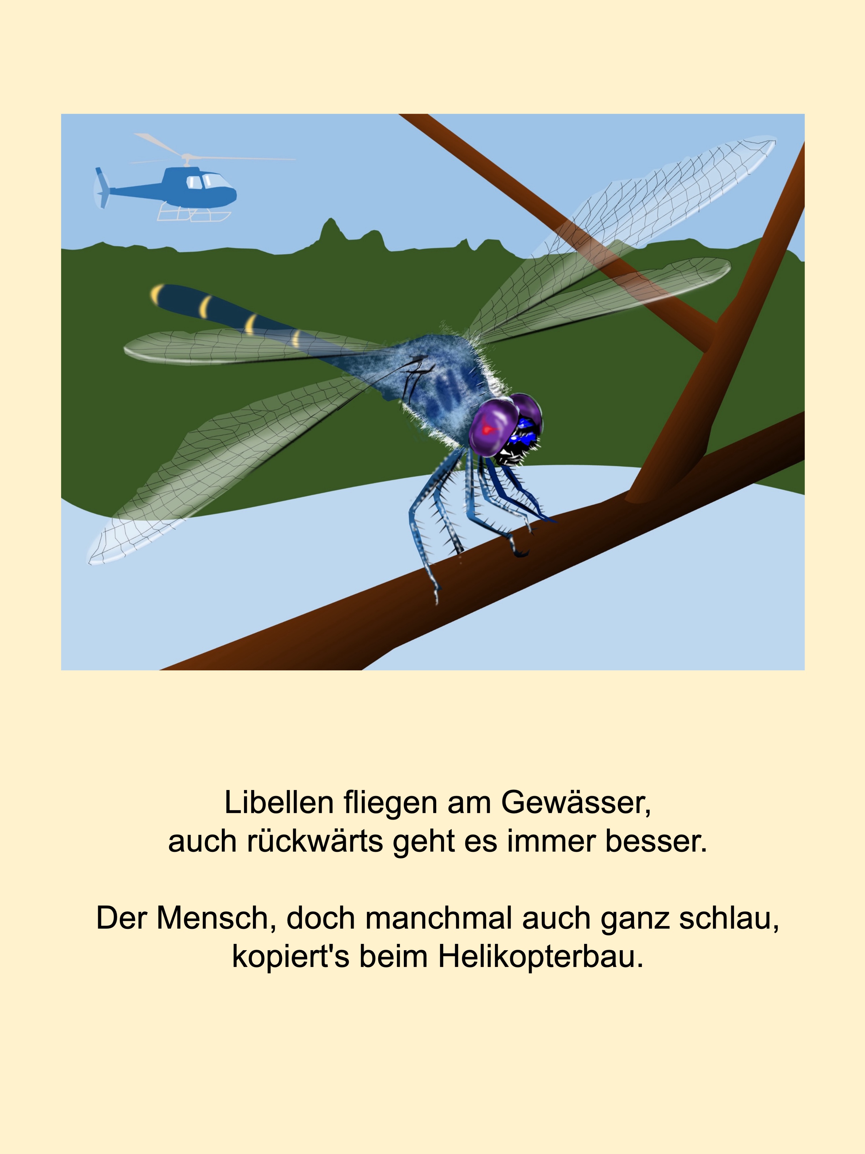 Dragonfly (painted with PowerPoint; 2021-11)