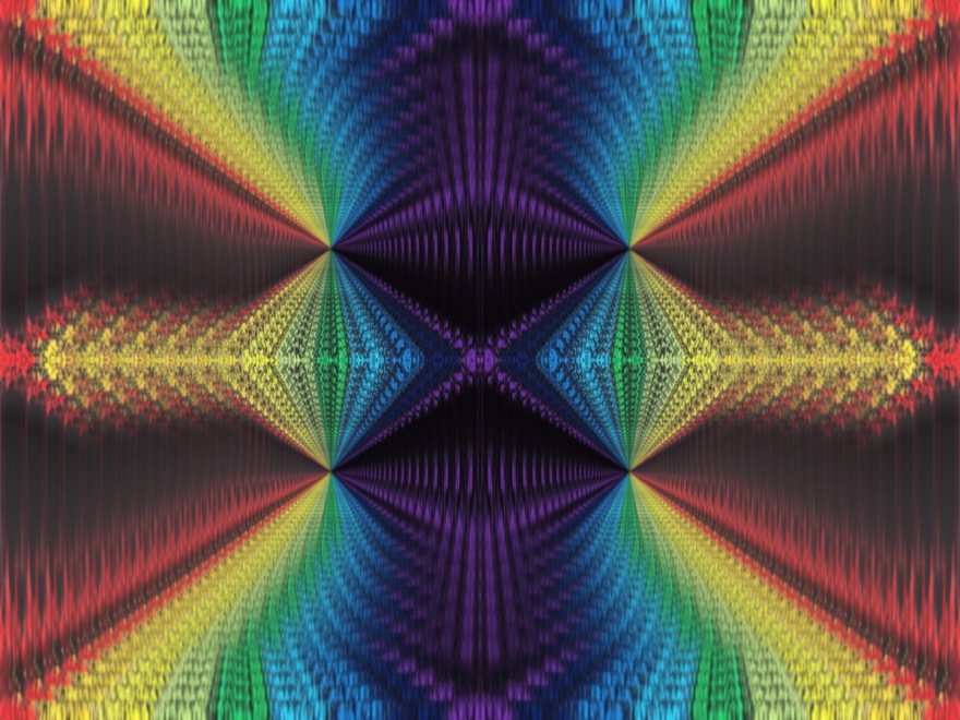 deep and curved space (combined painting technique; 2023-01-04)