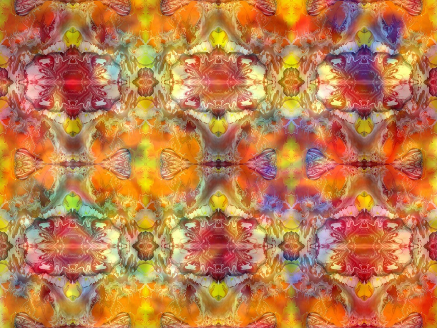 maybe a draft for a „carpet“ No 281; (combined painting technique; 2025-08-28)