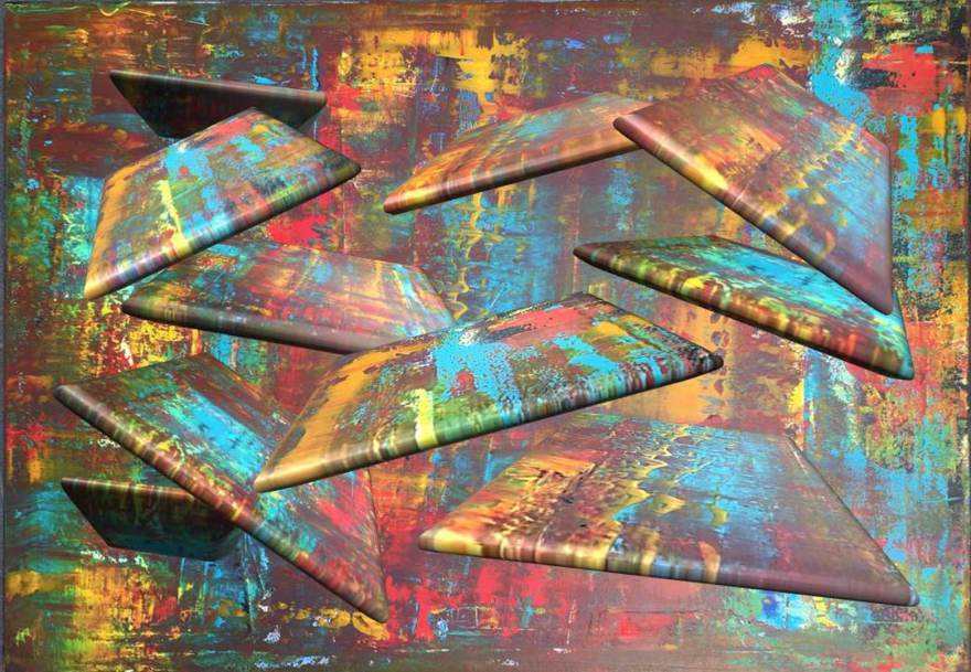 3D-view part I (acryl, 2017)