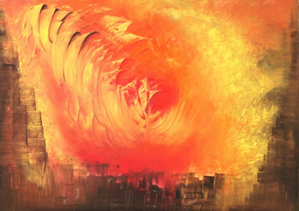 hot spaces or a dream (oil, 2015)