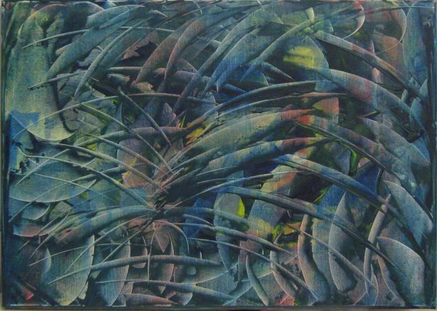 deep inside the jungle; version No I (oil, 2014)
