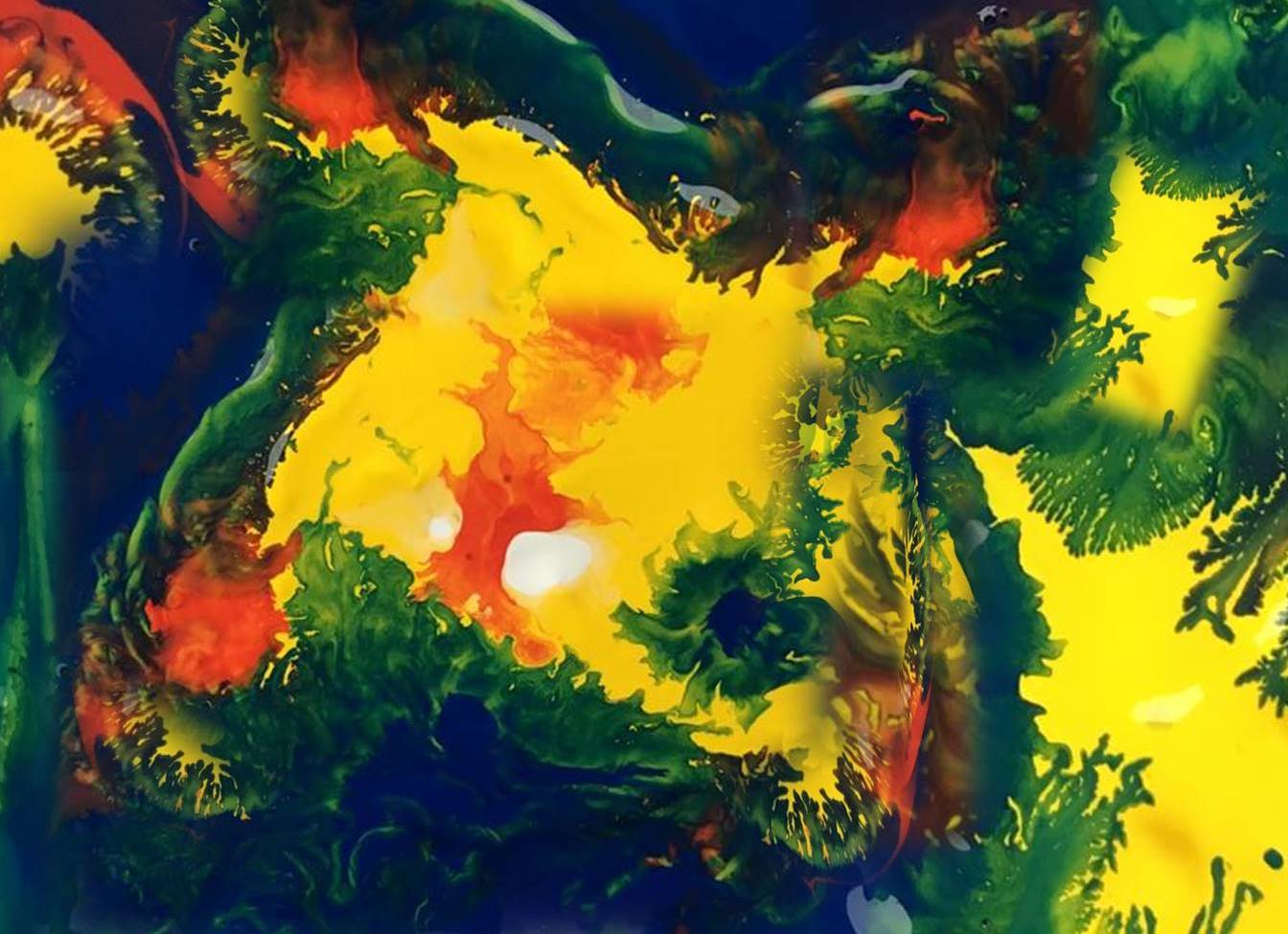 flowing colours (acryl, 2019-03)