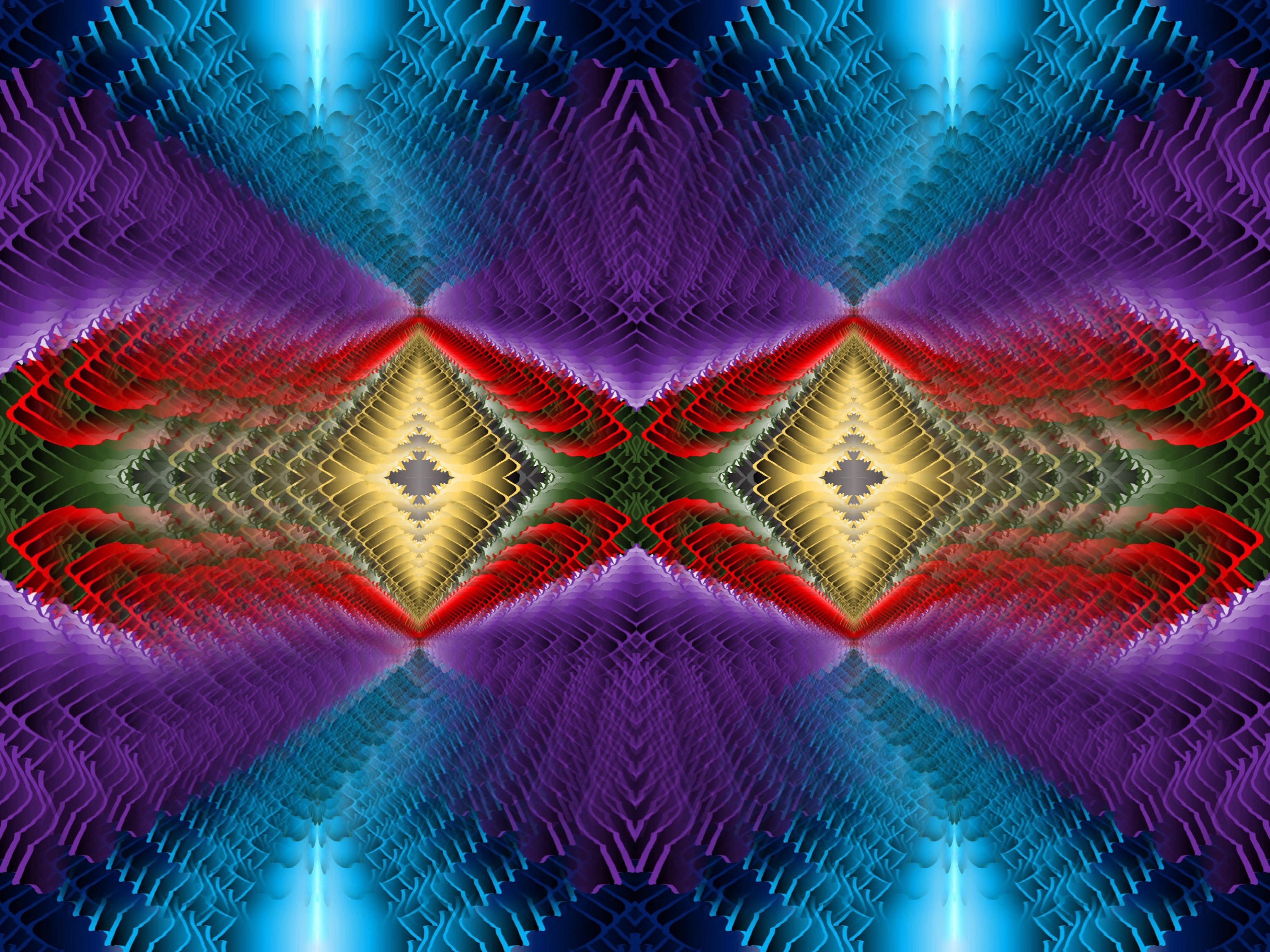 two "golden" squares; version no II (painted with PowerPoint; 2024-07-02)